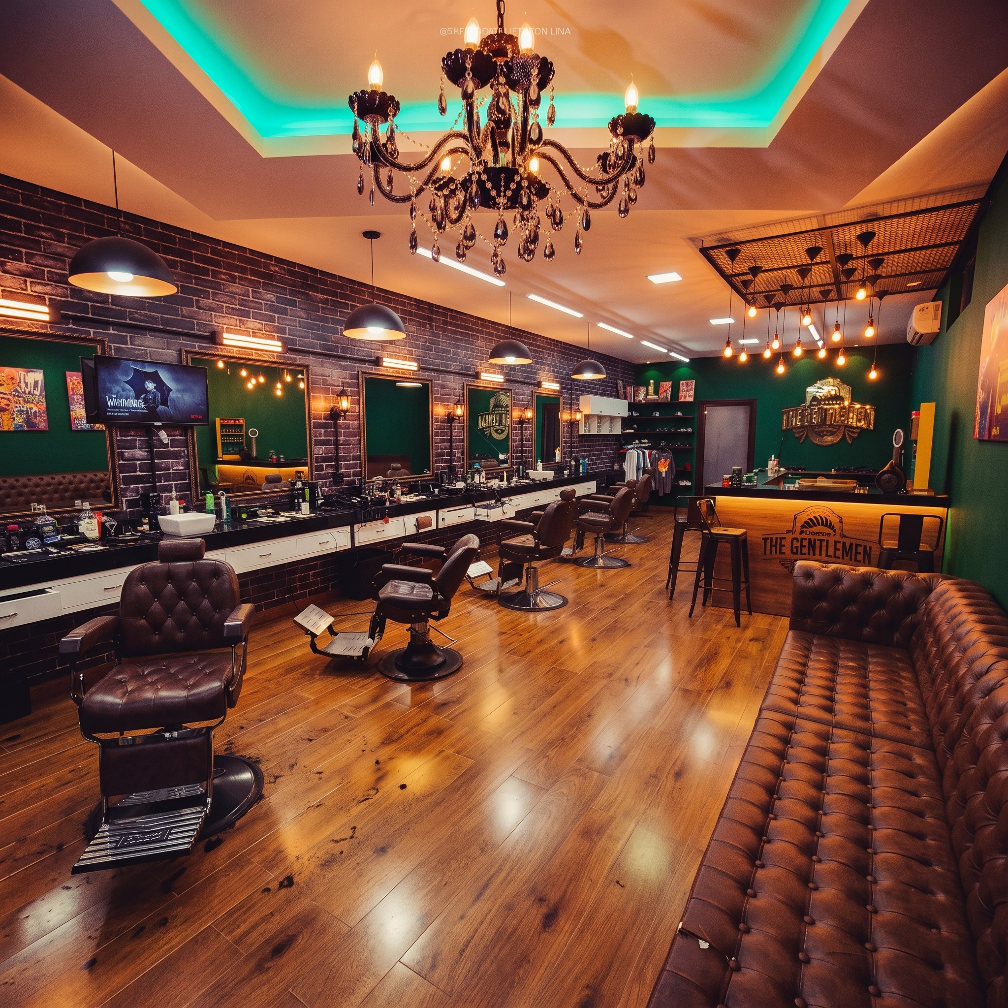 Espaço da barbearia