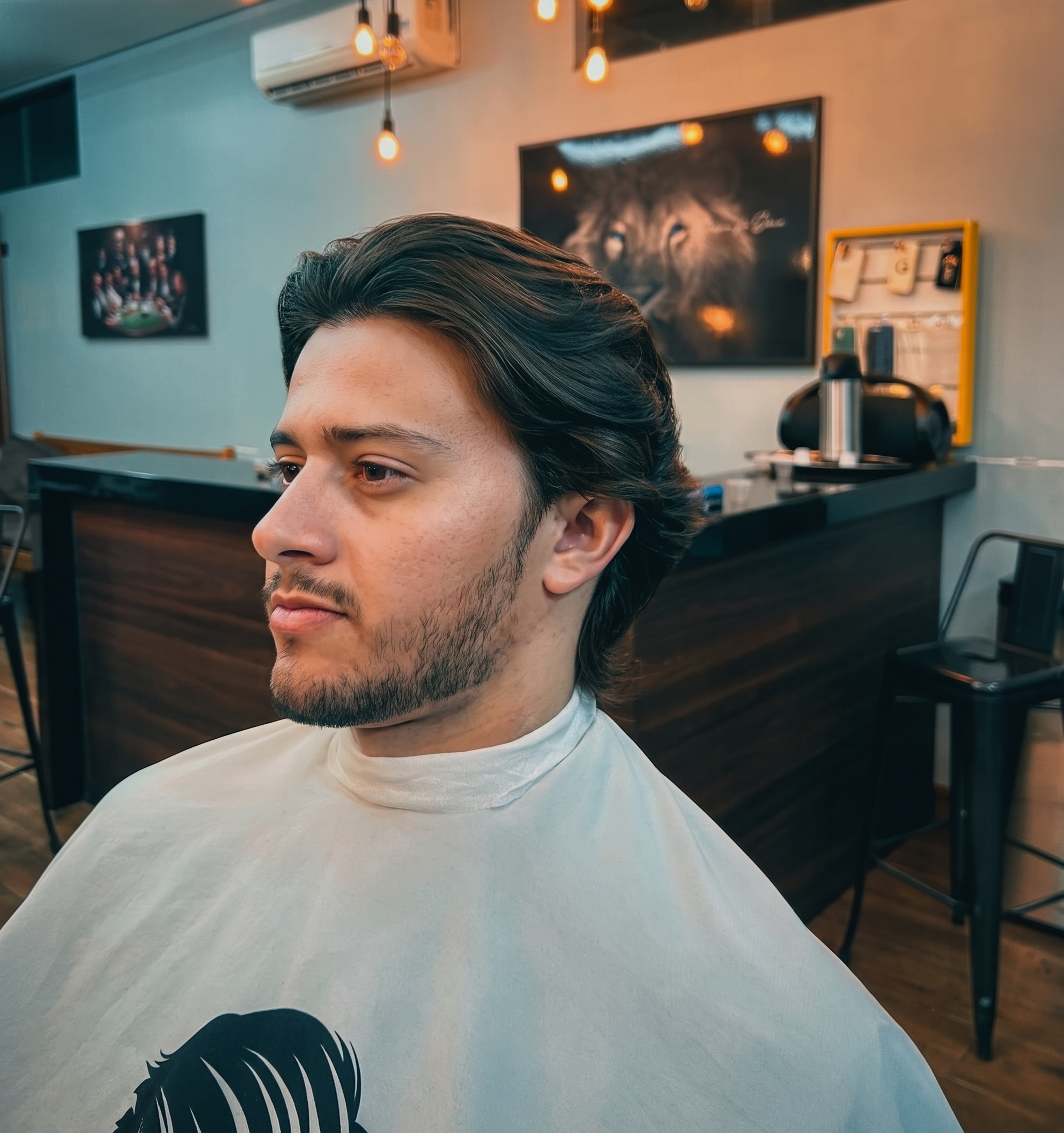 Barba modelada